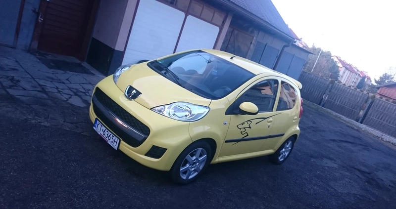 Peugeot 107 cena 11850 przebieg: 183000, rok produkcji 2009 z Tarnów małe 742